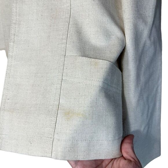 Chaus Linen Blend Blazer Size 10 - Picture 4 of 9